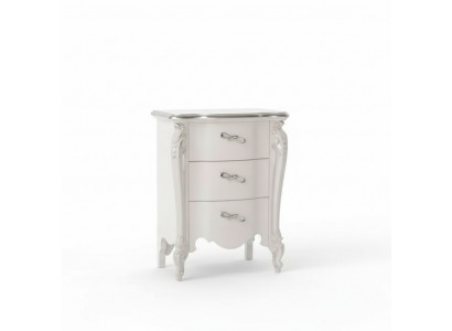 Modern designer nightstand with 3 drawers wooden cabinet furniture design new