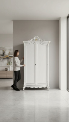 Furniture Style Classic Wardrobe Bedroom Closet Wooden Wardrobe