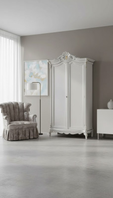 Furniture Style Classic Wardrobe Bedroom Closet Wooden Wardrobe