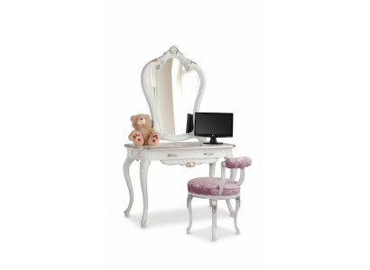 Makeup table set console mirror bedroom furniture design 2-piece wood