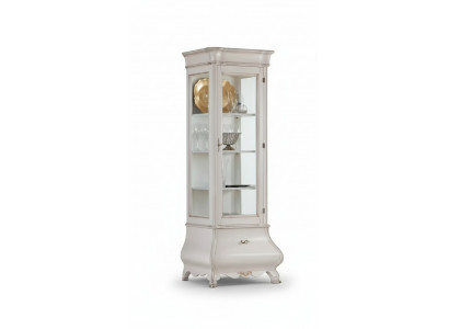 Luxury wood cabinet design display case white Italian furniture cabinet display cases
