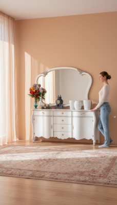 Sideboard Mirror Sideboard Wooden Design Furniture Style Dresser