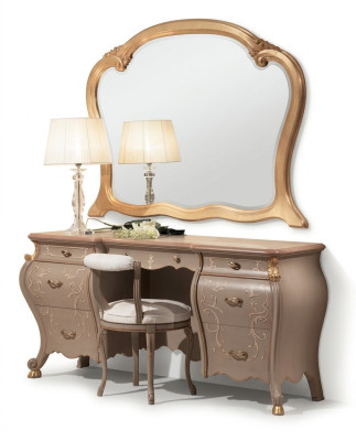 Makeup table set console mirror bedroom furniture design set