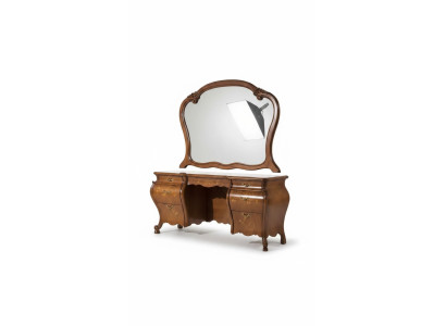 Makeup Vanity Set Mirror Bedroom Furniture Design 2-piece Set