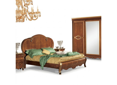 Bed Cushion Classic Double Bed Wood Hotel Beds Bedroom Upholstery