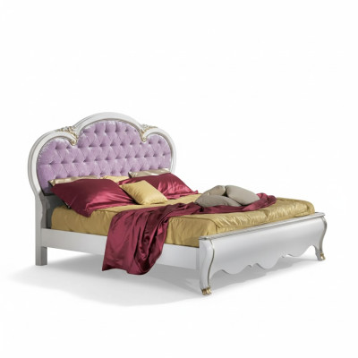 Bed padding design luxurious double Chesterfield hotel beds wooden furniture bed