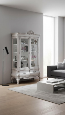 Wood display cabinet white sideboard design cabinets Italian furniture cabinet