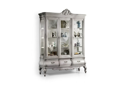 Wooden display case luxury cabinet classic sideboard furniture Italian cabinets