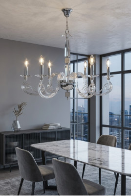 Luxury Transparent Ceiling Chandelier Crystal Chandelier Lamp
