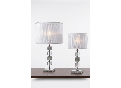 Luxurious White Table Lamp Crystal Chandelier Classic Style New
