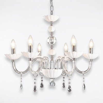 Crystal chandelier ceiling light Zeus white ceiling light lamp