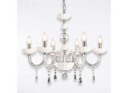 Crystal chandelier ceiling light Zeus white ceiling light lamp