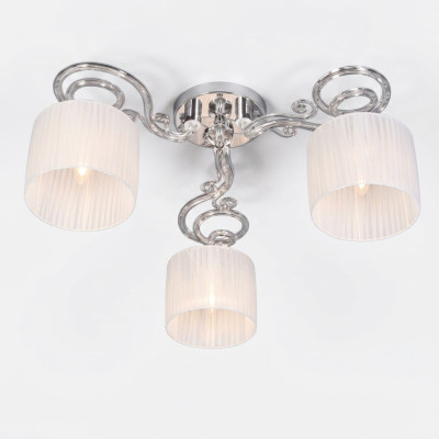 Crystal Pendant Light White Chandelier Hanging Light Ceiling Light