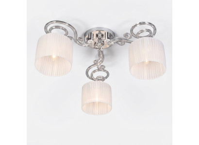 Crystal Pendant Light White Chandelier Hanging Light Ceiling Light