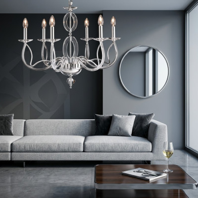 Crystal pendant light classic chandelier lamp ceiling light