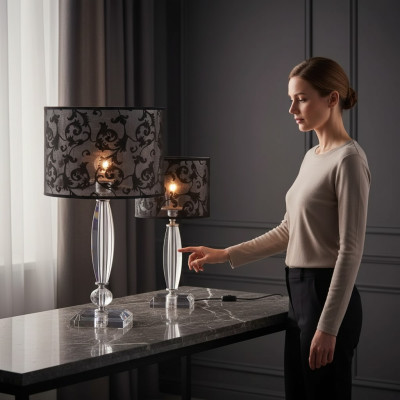Antique style table lamp chandelier table lamp crystal lamps lamp