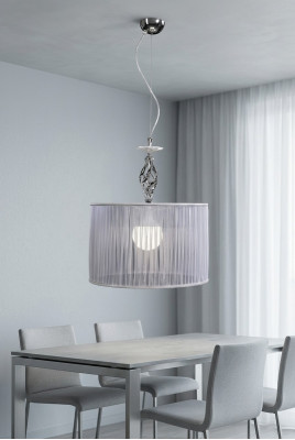 Stylish white chandelier ceiling lamp shade pendant light new