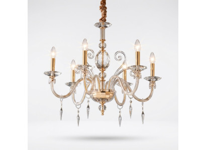Stylish Gold Crystal Chandelier Ceiling Light Pendant New