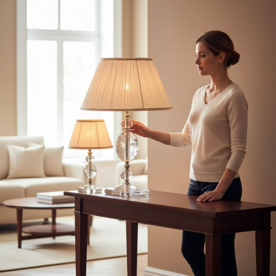 Table lamp table lamps crystal chandelier antique style lamp lights
