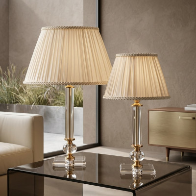 Antique style table lamp crystal light floor lamp