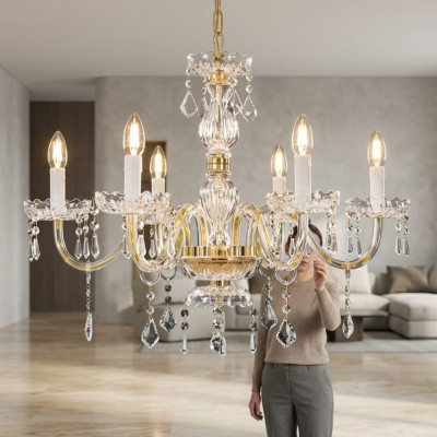 Pendant chandelier crystal chandelier ceiling light lamp