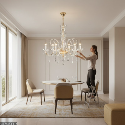 Chandelier pendant light chandelier 72 x 72 cm ceiling lights
