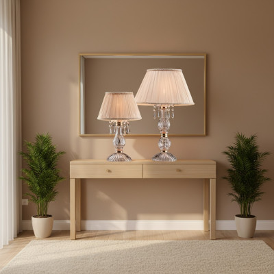 Antique style table lamp chandelier crystal table lamp