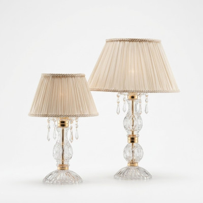 Antique style beige lamp table lamp chandelier crystal table lamps