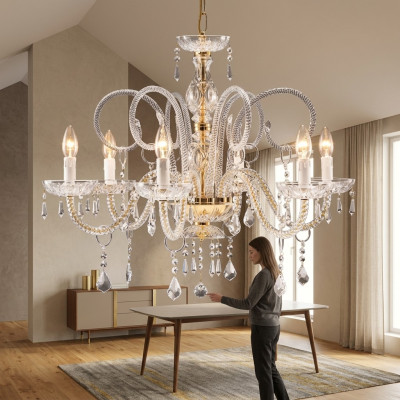 Luxurious ceiling light chandelier crystal lamp lamp lights