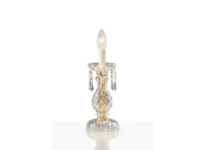 Stylish Table Lamp Antique Style Interior Luxury Candle Lamp Crystal