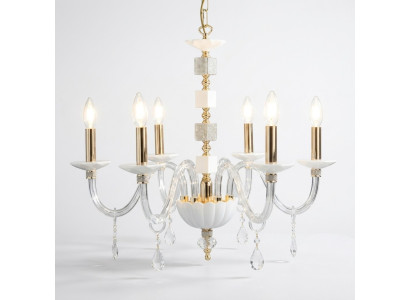 Hanging chandelier white crystal chandelier luxury chandelier lamp lighting