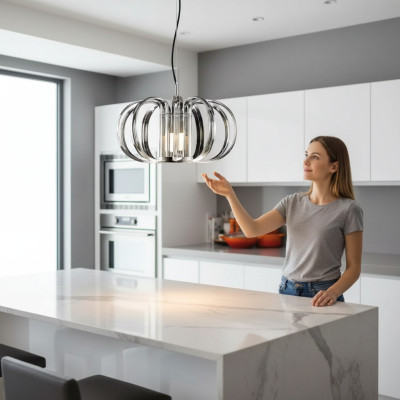 Pendant light grey luxury chandelier new ceiling light modern lamp
