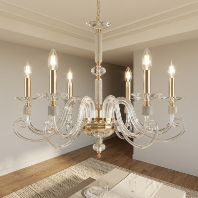 Crystal pendant light chandelier hanging lamp ceiling light