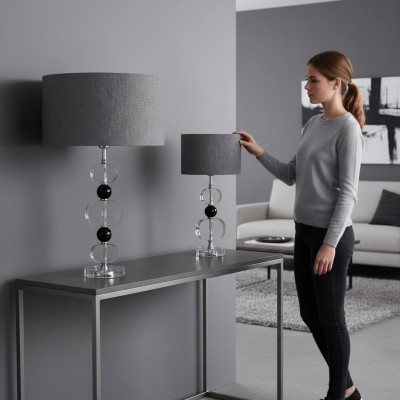 Table lamp crystal chandelier contemporary lighting fixtures table lamps