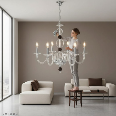 Elegant ceiling lamp classic chandelier crystal chandelier new