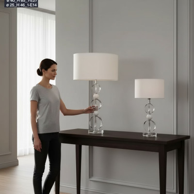 Desk lamp chandelier crystal modern table design lamp