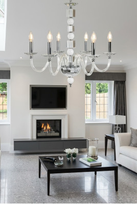 Crystal chandelier white chandelier ceiling light chandelier