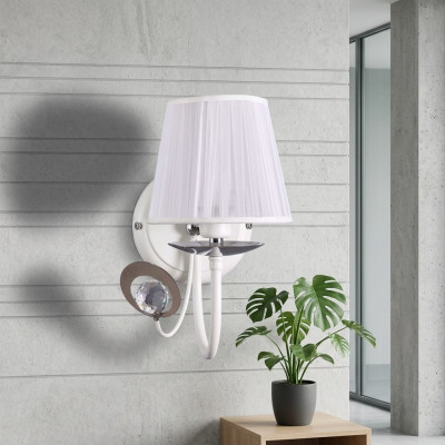 White Wall Sconce Designer Luxury Lamp Chandelier Classic Style