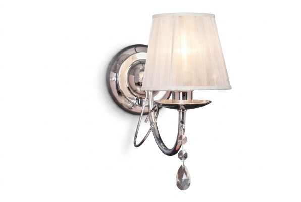 Gray wall lamp, antique style chandelier wall light, designer lamp, new.