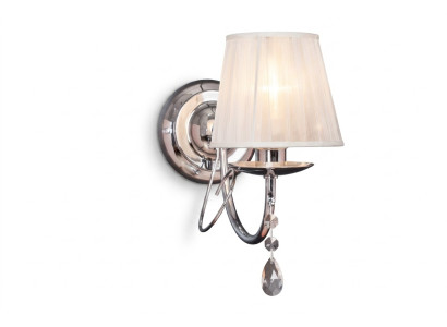 Gray wall lamp, antique style chandelier wall light, designer lamp, new.