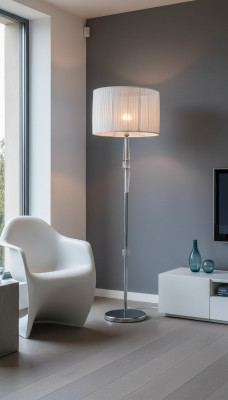 Stylish floor lamp stands Luxurious lamp stand Silver 180 cm