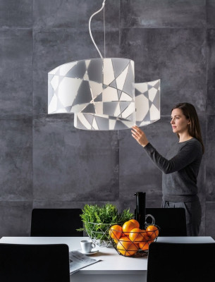Stylish Ceiling Chandelier Modern Kitchen Pendant Light 2x Lamp Design