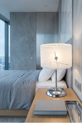 Luxurious Modern Chandelier Crystal Chandelier White Table Lamp New