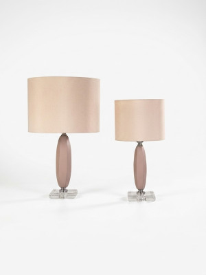 Classic Beige Crystal Table Lamp Chandelier Desk Lamp Office Lamp