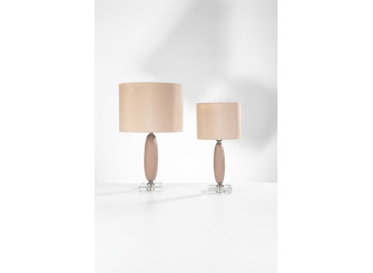 Beige crystal chandelier table lamp, classic table lampshade, new