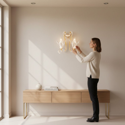 Design wall lamp luxury wall light lamp wall lamps crystal new