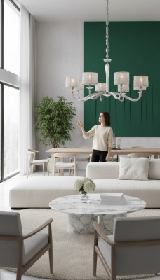 Luxurious classic chandelier ceiling light white chandelier lamp