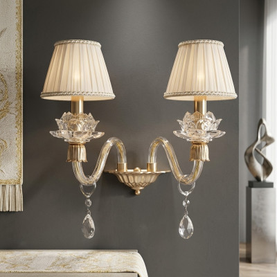 Stylish wall lamp classic wall lamp in gold luxurious chandelier