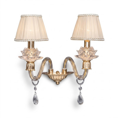 Stylish wall lamp classic wall lamp in gold luxurious chandelier