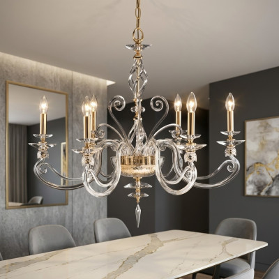 Ceiling light luxury chandelier crystal lamp pendant light lamp